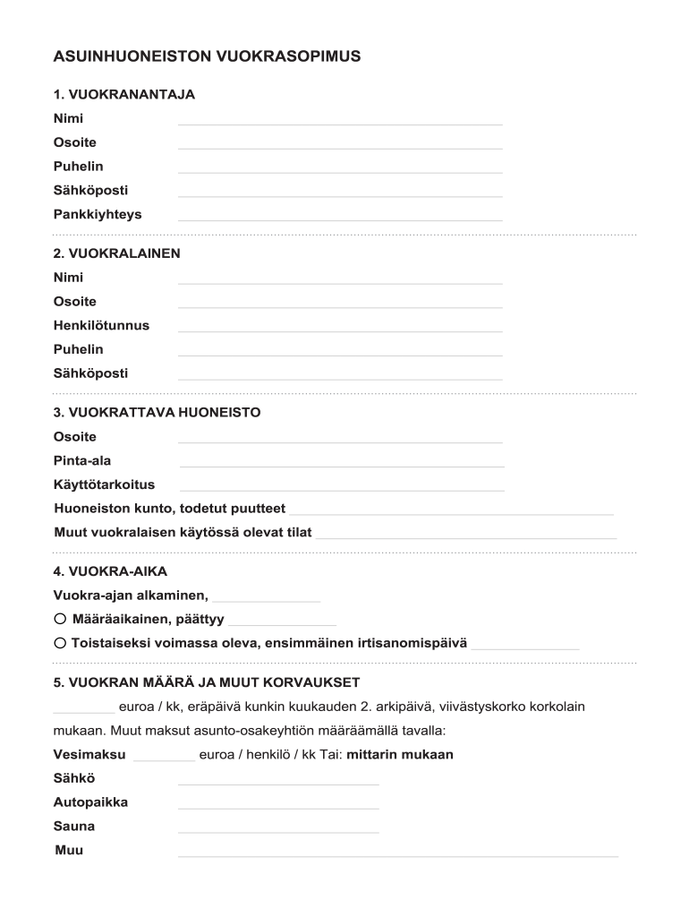 Vuokrasopimus J lleenvuokraus Pohja Englanniksi Ilmaiseksi Pdf muodossa Vuokrasopimus J lleenvuokraus Pohja Englanniksi Ilmaiseksi Pdf muodossa